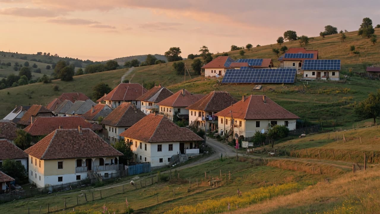 Peisaj rural România — ancoră locală Cetățuia