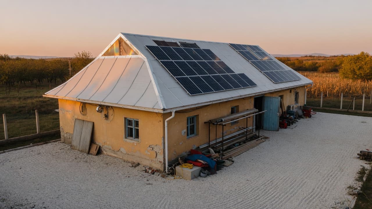 Rezidențial — înainte / după PV — după